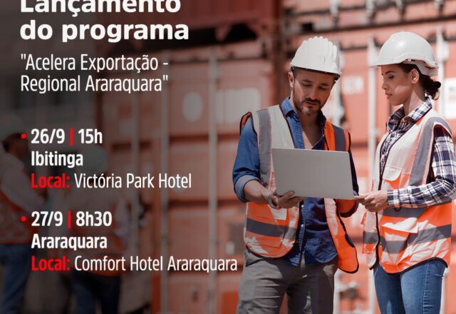 Programa gratuito “Acelera Exportação”