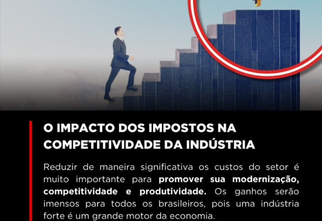 O impacto dos impostos na competitividade da indústria