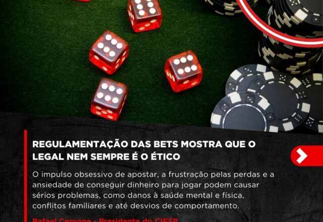 Regulamentação das bets mostra que o legal nem sempre é o ético