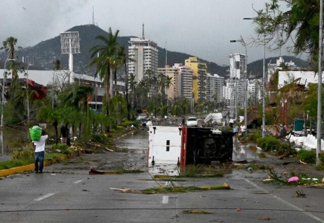 Furacão Otis deixa mais de 100 mortos e desaparecidos em Acapulco