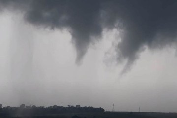 Vídeo: morador flagra formação de tornado no interior do Paraná