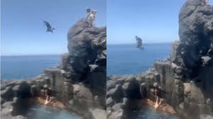 Turista erra salto em piscina natural e bate em rochas nas Ilhas Canárias…