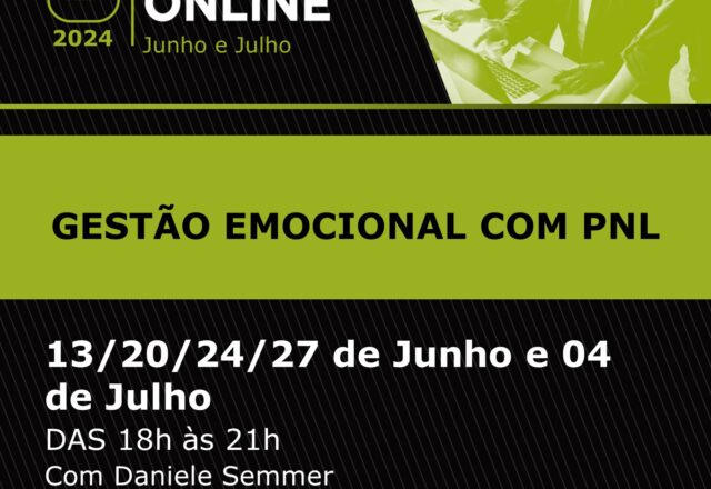 CURSO ONLINE: GESTÃO EMOCIONAL COM PNL