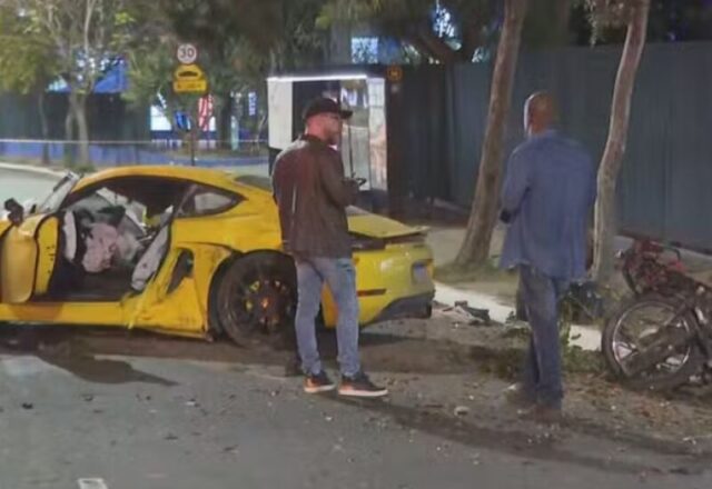 Motorista de Porsche atropela e mata motociclista em SP após discussão de trânsito